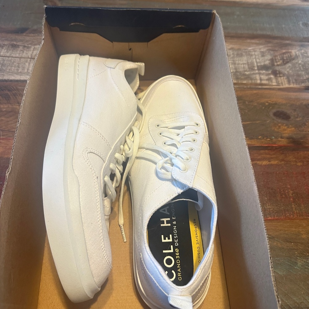 Cole Haan Men's Classic White Sneakers